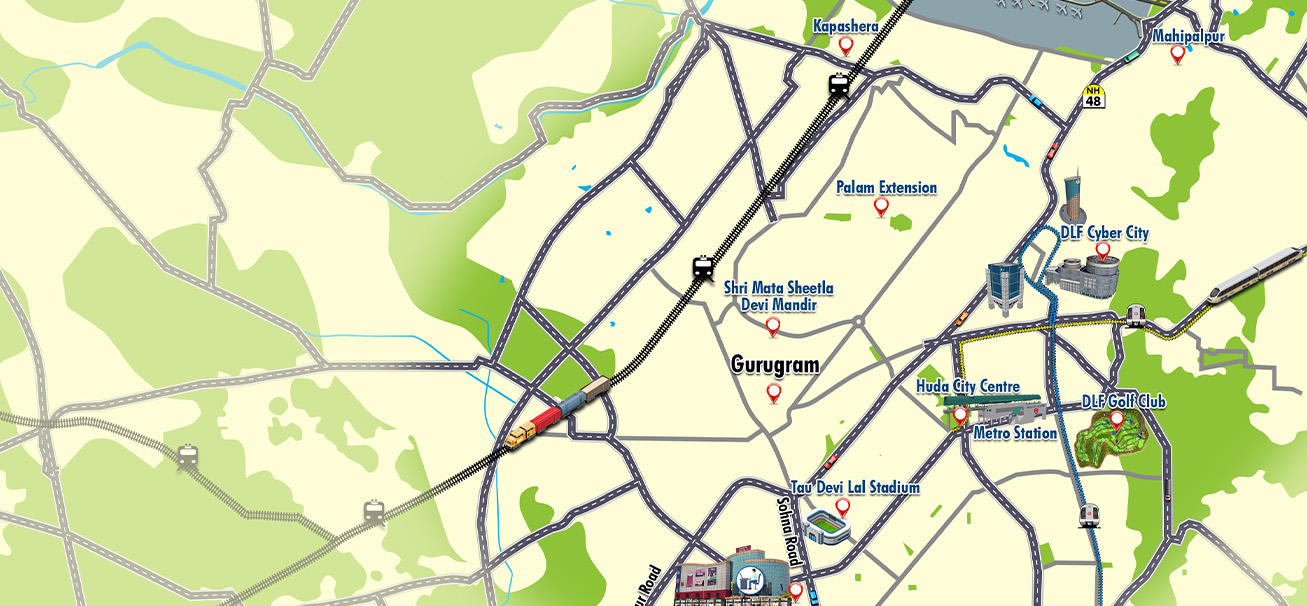 location map illustration